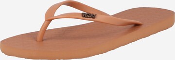 ROXY T-Bar Sandals 'VIVA IV' in Beige: front