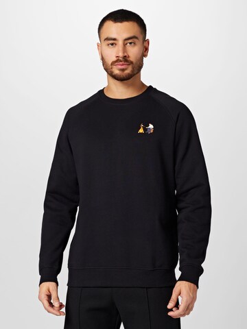 DEDICATED. Sweatshirt in Schwarz: predná strana