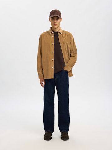 SELECTED - Ajuste regular Camisa 'SLHDANNI' en verde