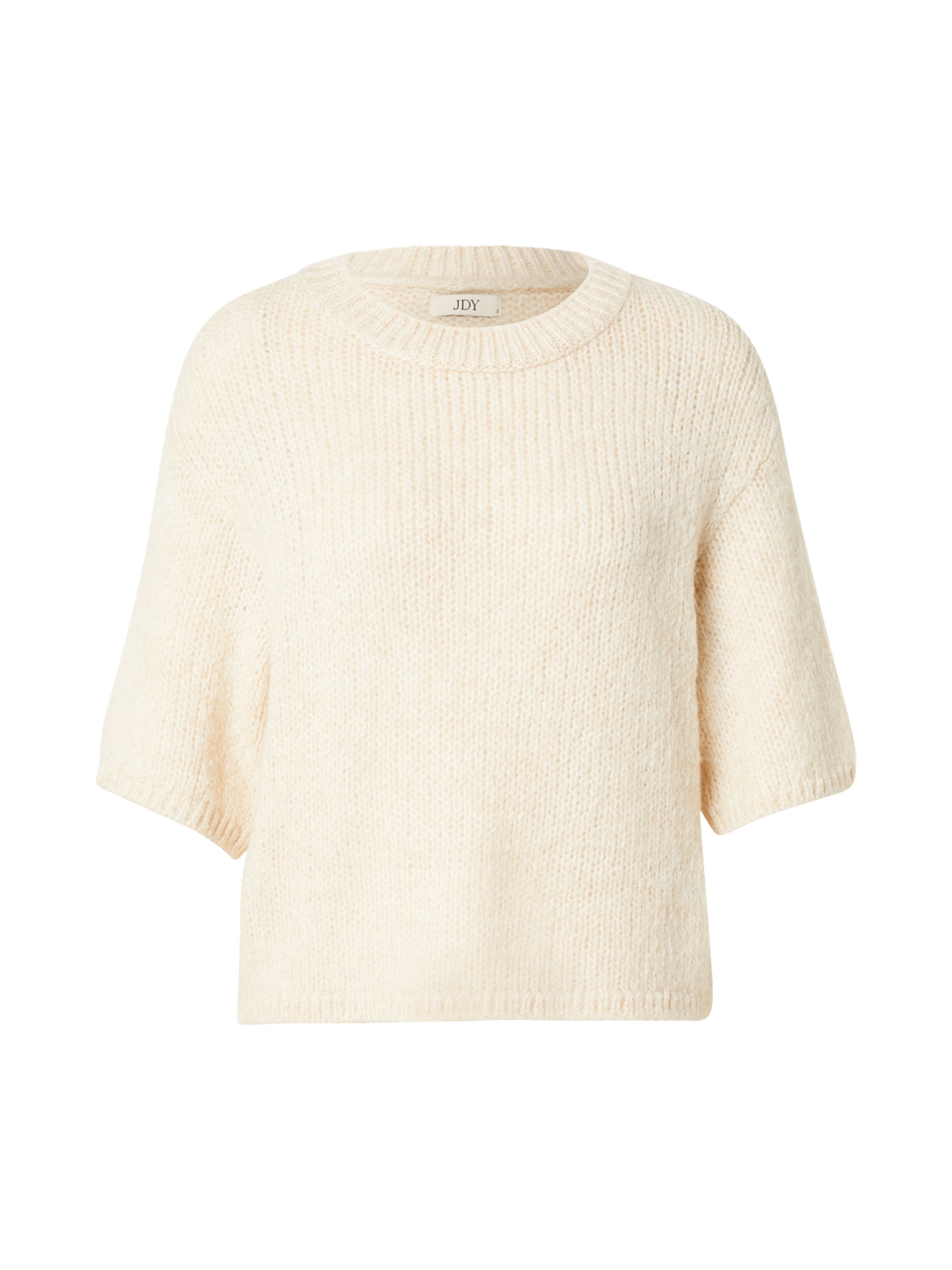 JDY Trui &#x27;JDYLinea&#x27; in Beige: voorkant