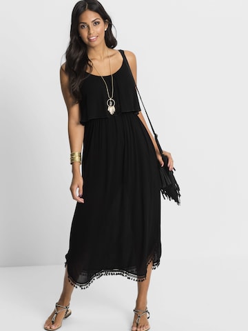 bonprix Kleid in Schwarz