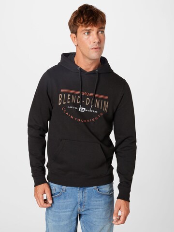 Sweat-shirt BLEND en noir : devant