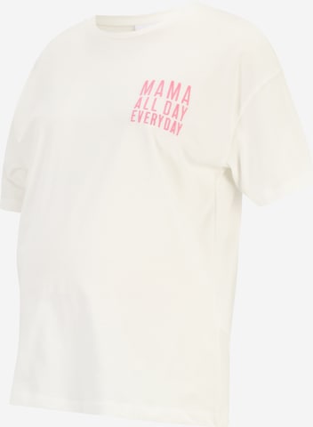 MAMALICIOUS - Camiseta 'Ferida' en blanco: frente