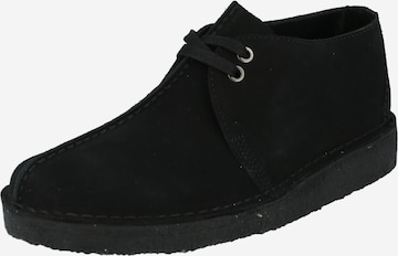 Clarks Originals Lace-Up Shoes 'Desert Trek' in Black: front