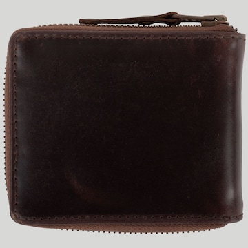 Buckle & Seam Wallet 'Grind' in Brown