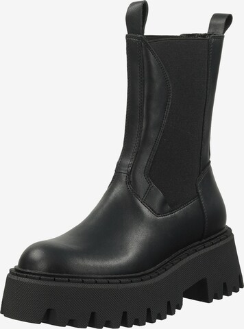 STEVE MADDEN Chelsea Boots 'Obtain' in Black: front