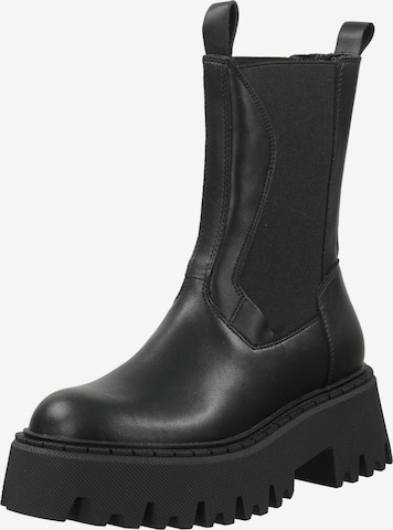 STEVE MADDEN Chelsea Boots 'Obtain' in Schwarz: predná strana