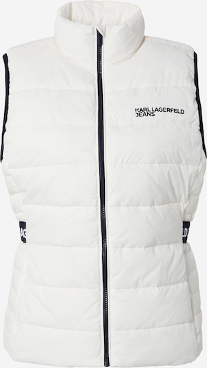 KARL LAGERFELD JEANS Liivi koossa XS värissä musta / luonnonvalkoinen, Tuotenäkymä