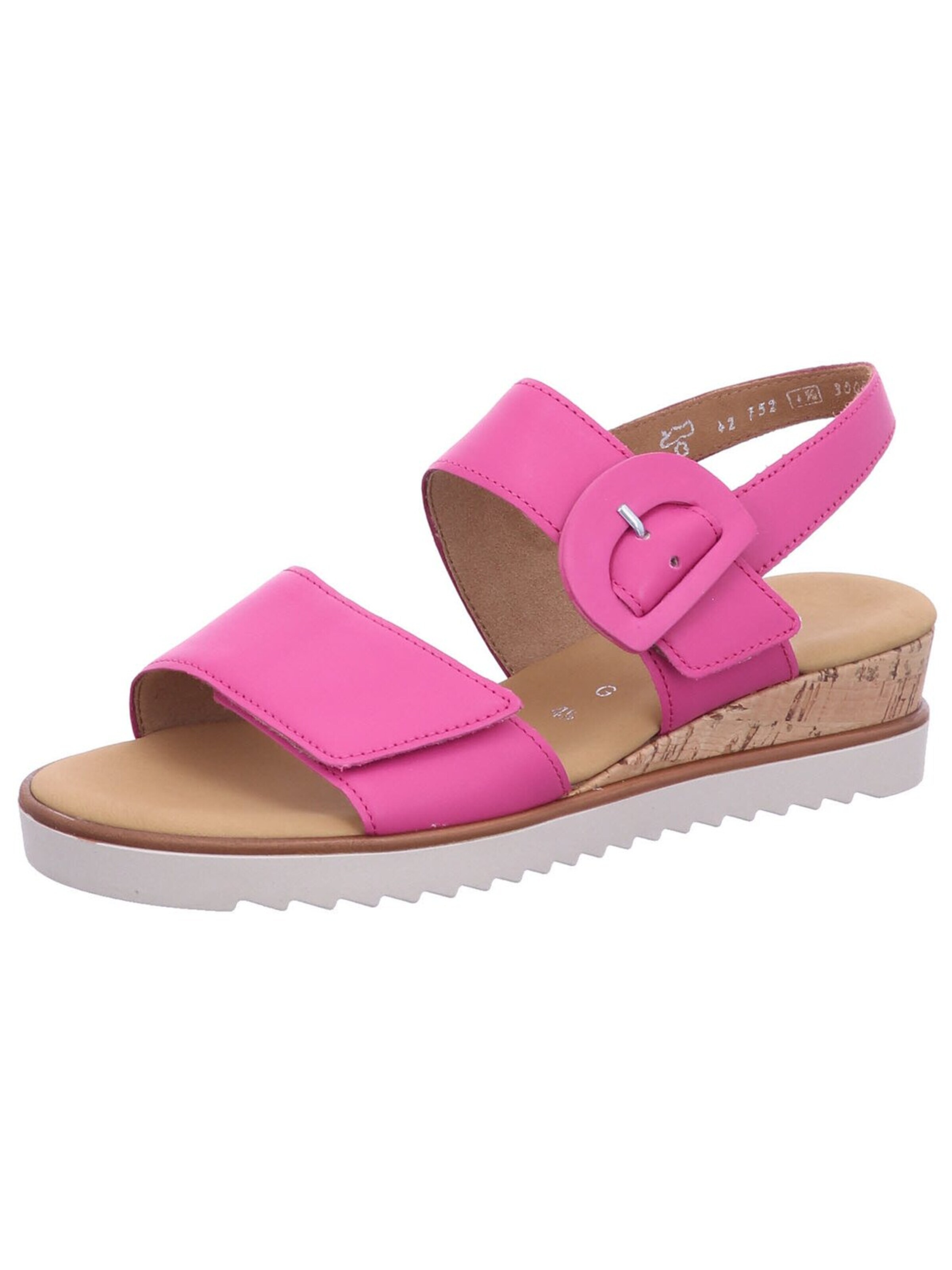 Gabor Comfort Sandals 'Sandalette Damen 42.752.52 Echtleder in rot' in Red: front
