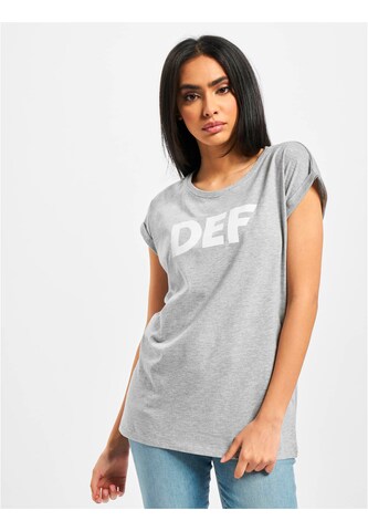 DEF T-Shirt 'Sizza' in Grau: predná strana