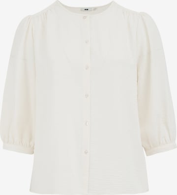 Chemisier WE Fashion en blanc : devant