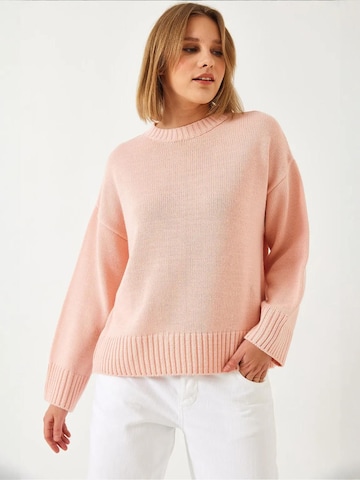 Bianco Lucci Trui in Roze: voorkant