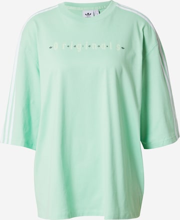 ADIDAS ORIGINALS Shirt in Groen: voorkant