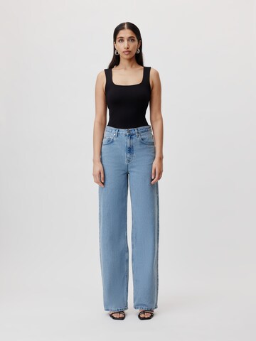 Wide leg Jeans 'Cleo' de la LeGer by Lena Gercke pe albastru