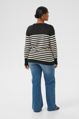 KAFFE CURVE Sweater 'Lizzy' in Grey