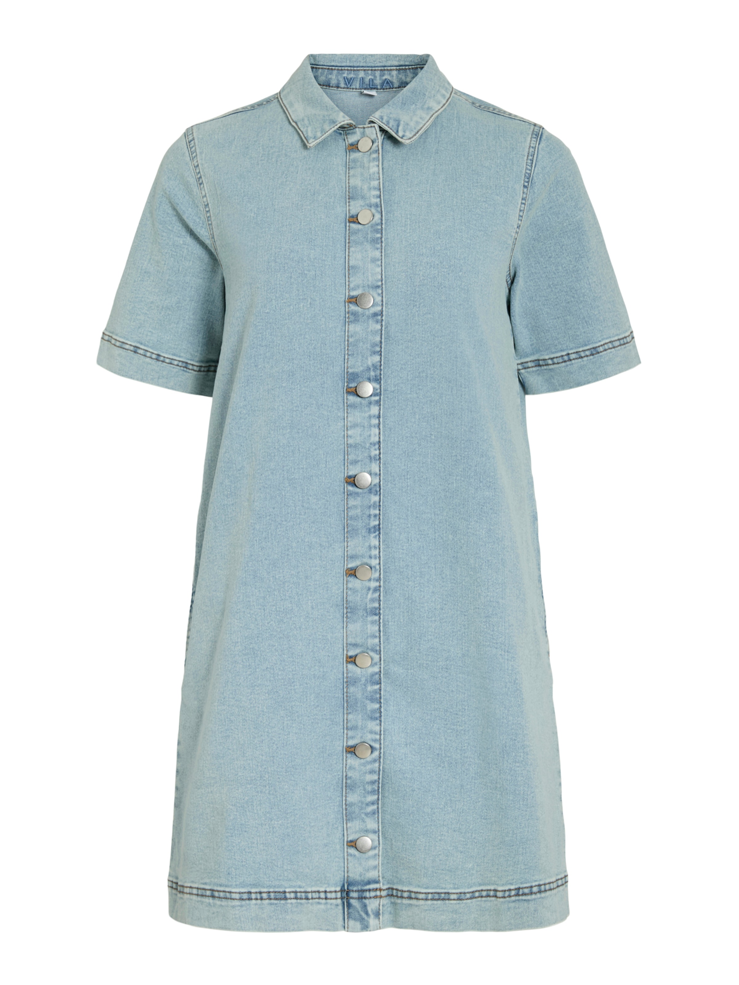 VILA Kleid 'VINUS' in blue denim, Produktansicht