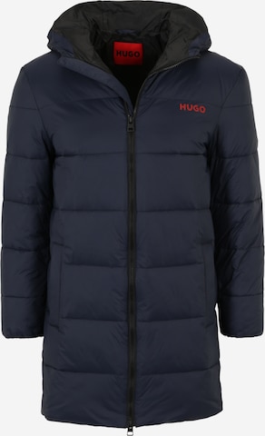 HUGO Zimný kabát - Modrá: predná strana