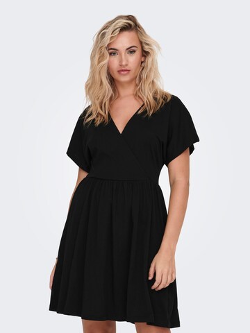 Robe 'MAY' ONLY en noir : devant