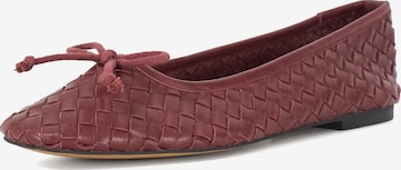 Ballerines Dune LONDON en rouge : devant