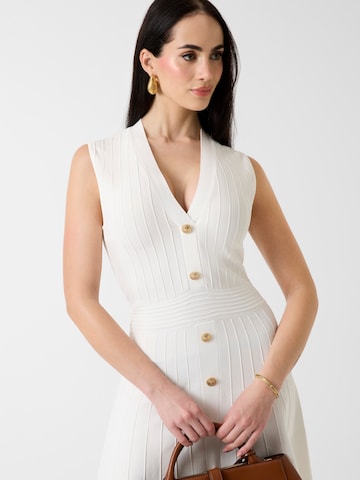 GUESS Kootud kleit 'AMBER', värv beež