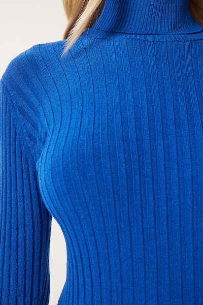 Happiness İstanbul Pullover in S-M in blau, Produktansicht