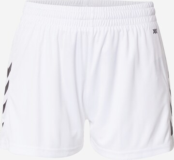 Hummel Sportshorts in Weiß: predná strana