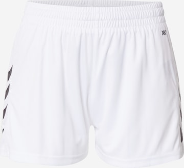 Hummel Regular Sportshorts in Weiß: predná strana