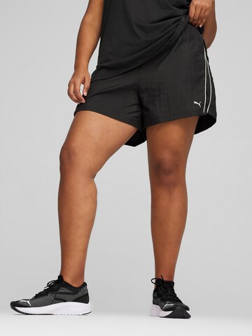 PUMA Regular Workout Pants 'MOVE WOVEN' in Black: front