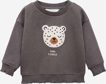 MANGO KIDSSweater majica 'Fierce' - siva boja: prednji dio
