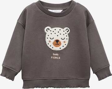 MANGO KIDS Sweatshirt 'Fierce' in Grey: front