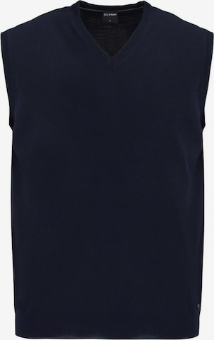 OLYMP Sweater Vest in Blue: front