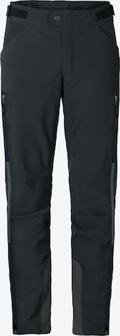 VAUDE Regular Outdoor Pants 'Qimsa' in Black: front