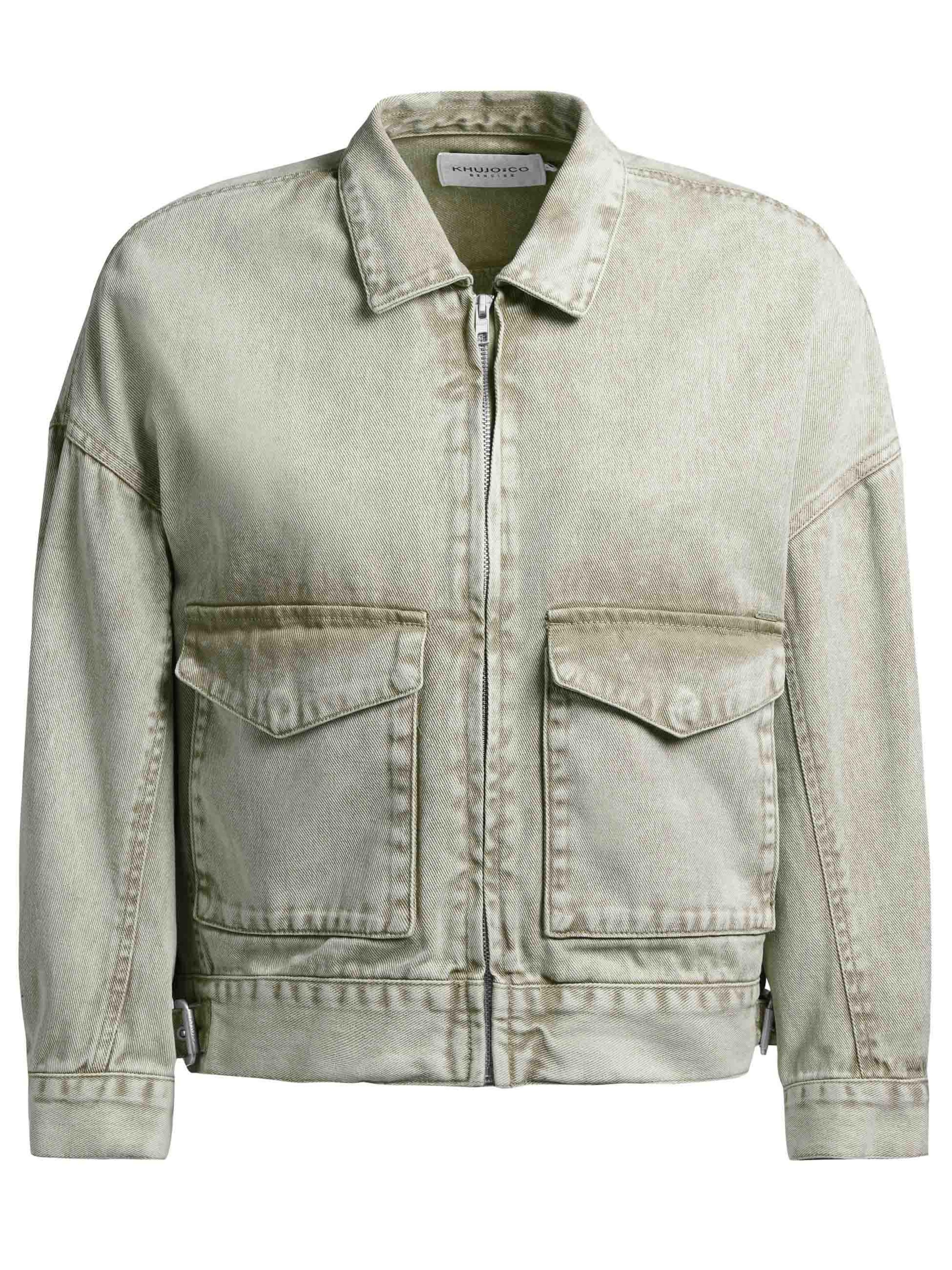 khujo Between-season jacket 'Nelina' in Green: front