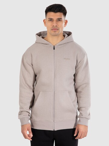 Smilodox Sweatvest ' Raik ' in Bruin: voorkant