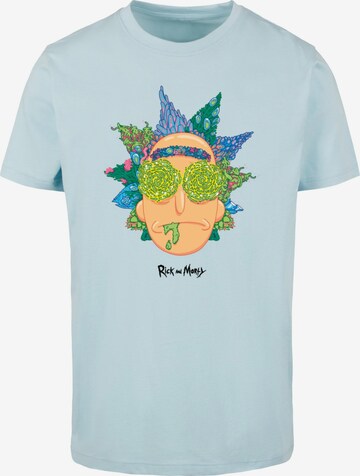 T-Shirt 'Rick and Morty - Eyes' Merchcode en bleu : devant