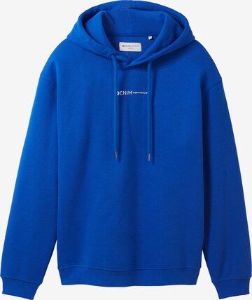 TOM TAILOR DENIM Sweatshirt in Blue: front