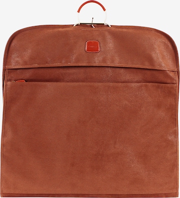 Bric's Garment Bag 'Life' in Brown: front