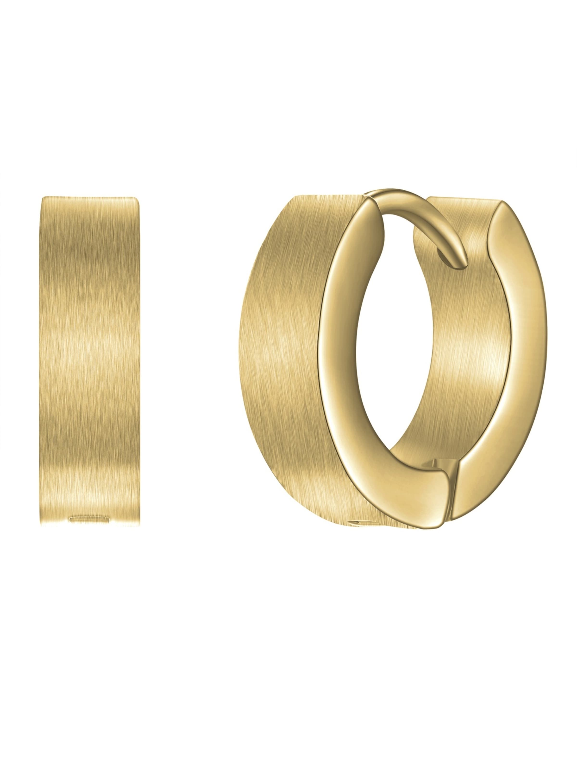 Boucles d'oreilles True Rebels en or : devant