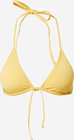 Triangle Hauts de bikini sport BILLABONG en jaune : devant