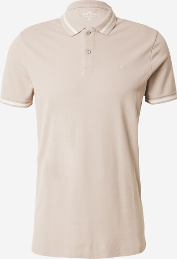 HOLLISTER Shirt in de kleur Lichtbruin / Wit, Productweergave