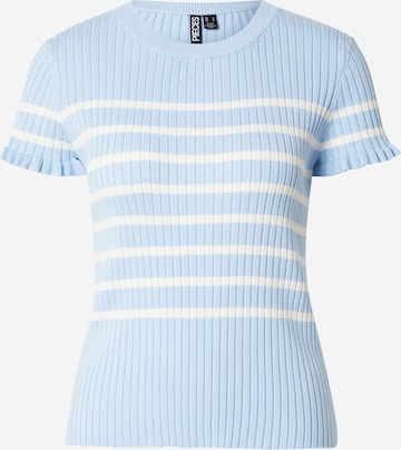 Pull-over 'PCFaith' PIECES en bleu : devant