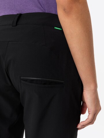 VAUDE Slimfit Sportbroek in Zwart