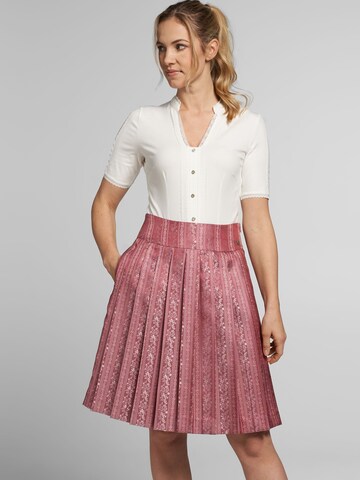 SPIETH & WENSKY Traditional Skirt 'Amira' in Pink: front