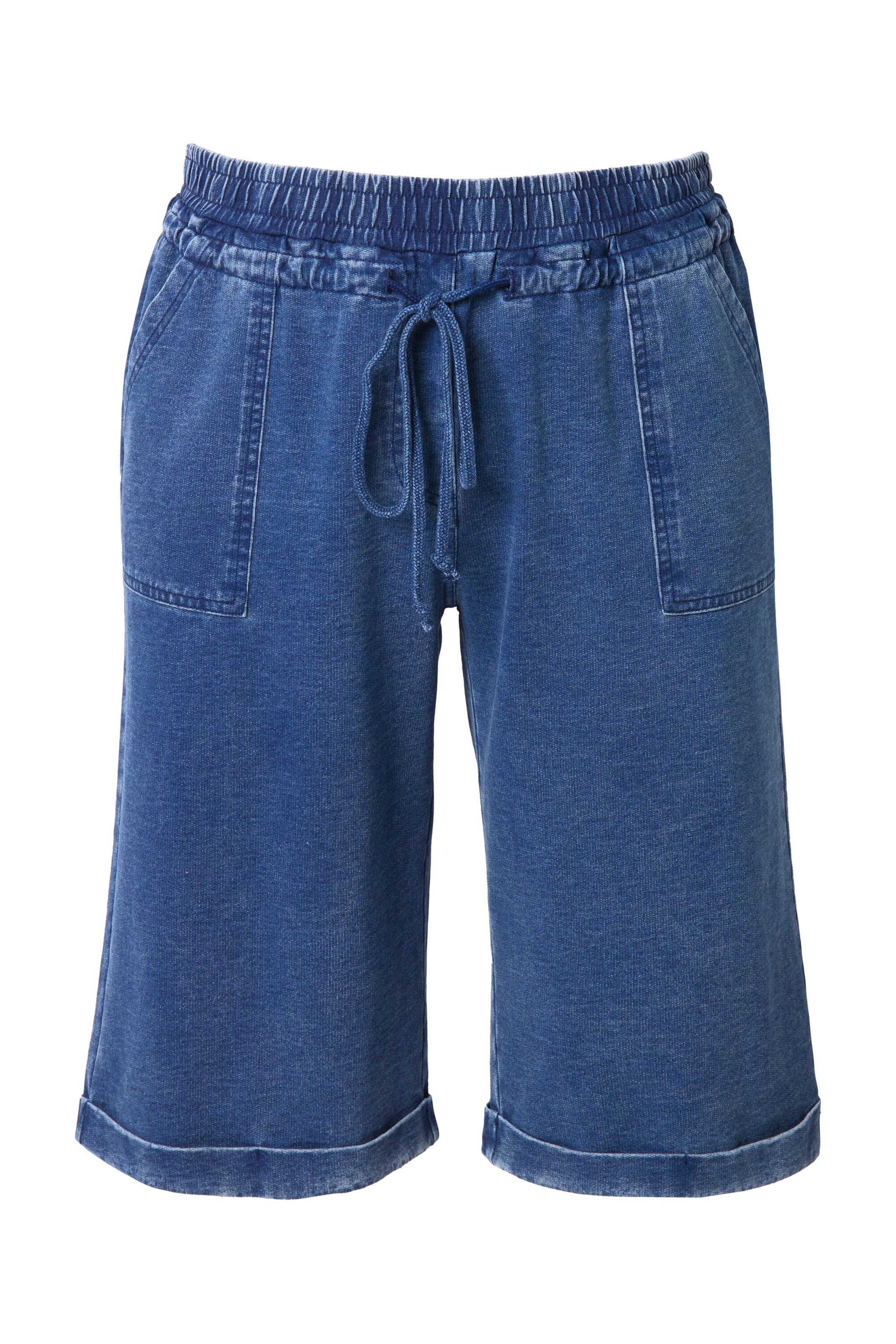 Ulla Popken regular Παντελόνι σε μπλε: μπροστά