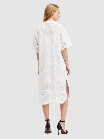 AllSaints Kleid 'MERIA' (GOTS) in Weiß: Rückseite