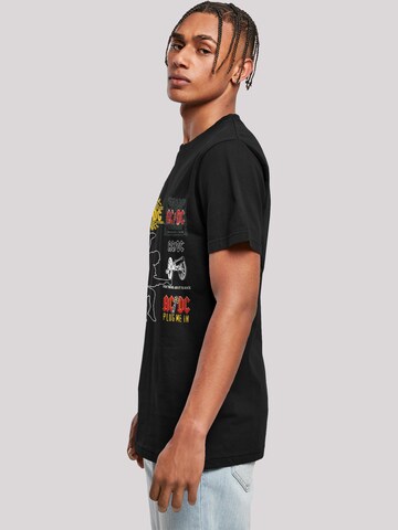 F4NT4STIC Shirt 'Album Covers' in Zwart