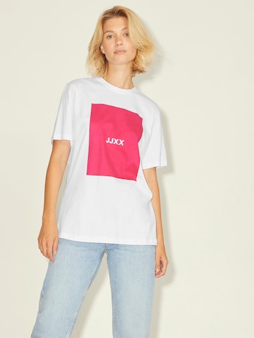 JJXX T-shirt 'AMBER' i vit: framsida