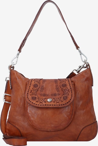 Campomaggi Crossbody Bag in Brown: front