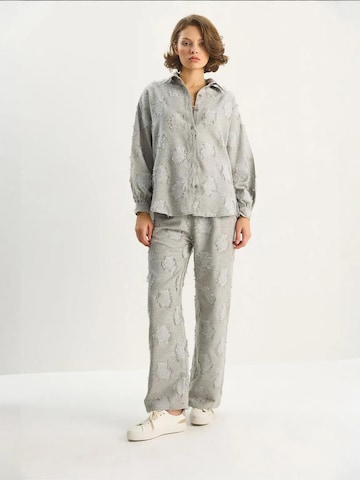 Bianco Lucci Hausanzug 'Zweiteiliges Set'‌‌‌‌‌‌‌‌ in Grau