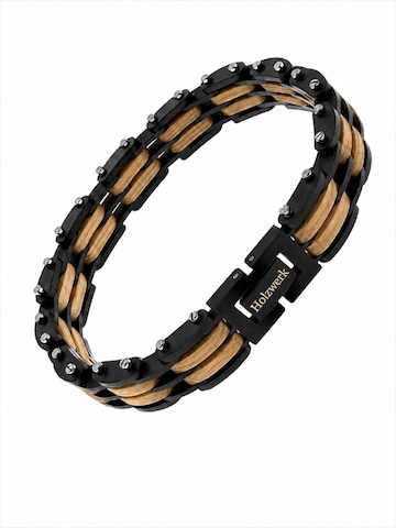 Holzwerk - Pulsera 'LUBOWSEE' en beige: frente